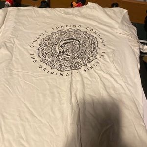O neil, surfing company t- shirt, mens size small